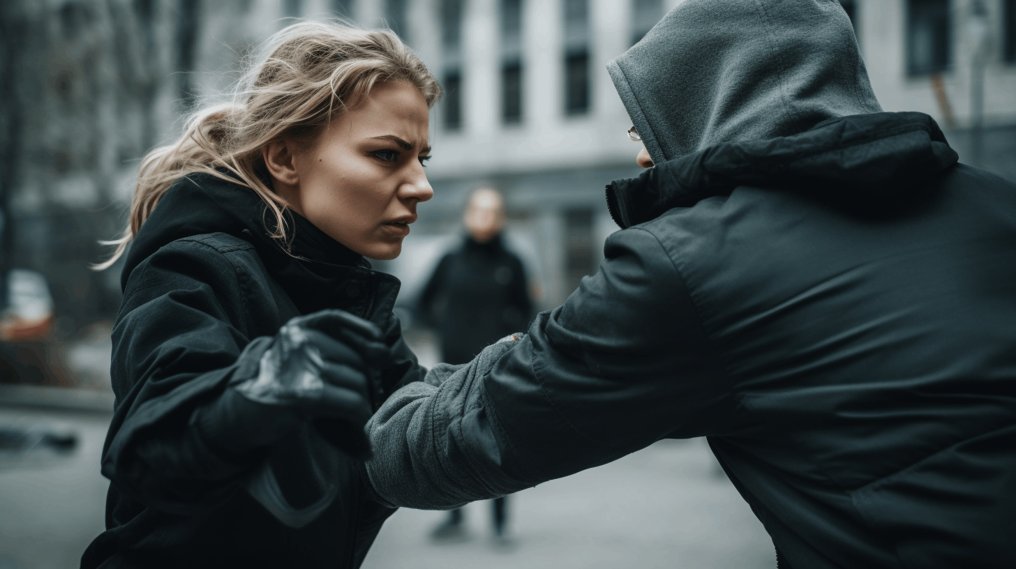 woman self defense